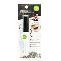 Жидкий угольно-черный лайнер для глаз Octopus от Baby Bright 8 мл / Baby Bright Octopus Ink Liquid Eyeliner 8ml